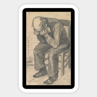 Van Gogh - Worn Out 1882 Sticker